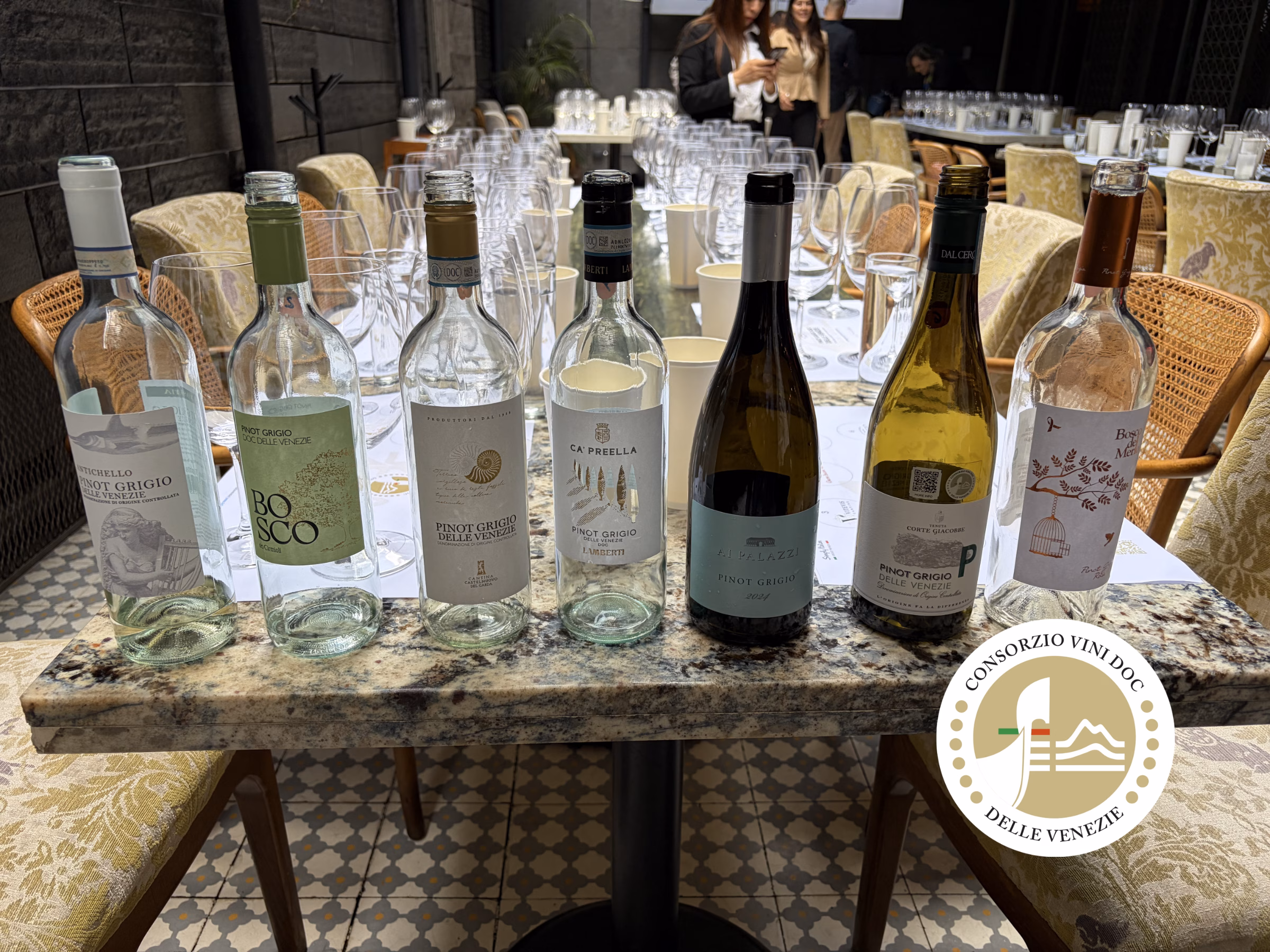 Pinot Grigio DOC Delle Venezie: la cata que nos explicó todo, con Gina Sommelier